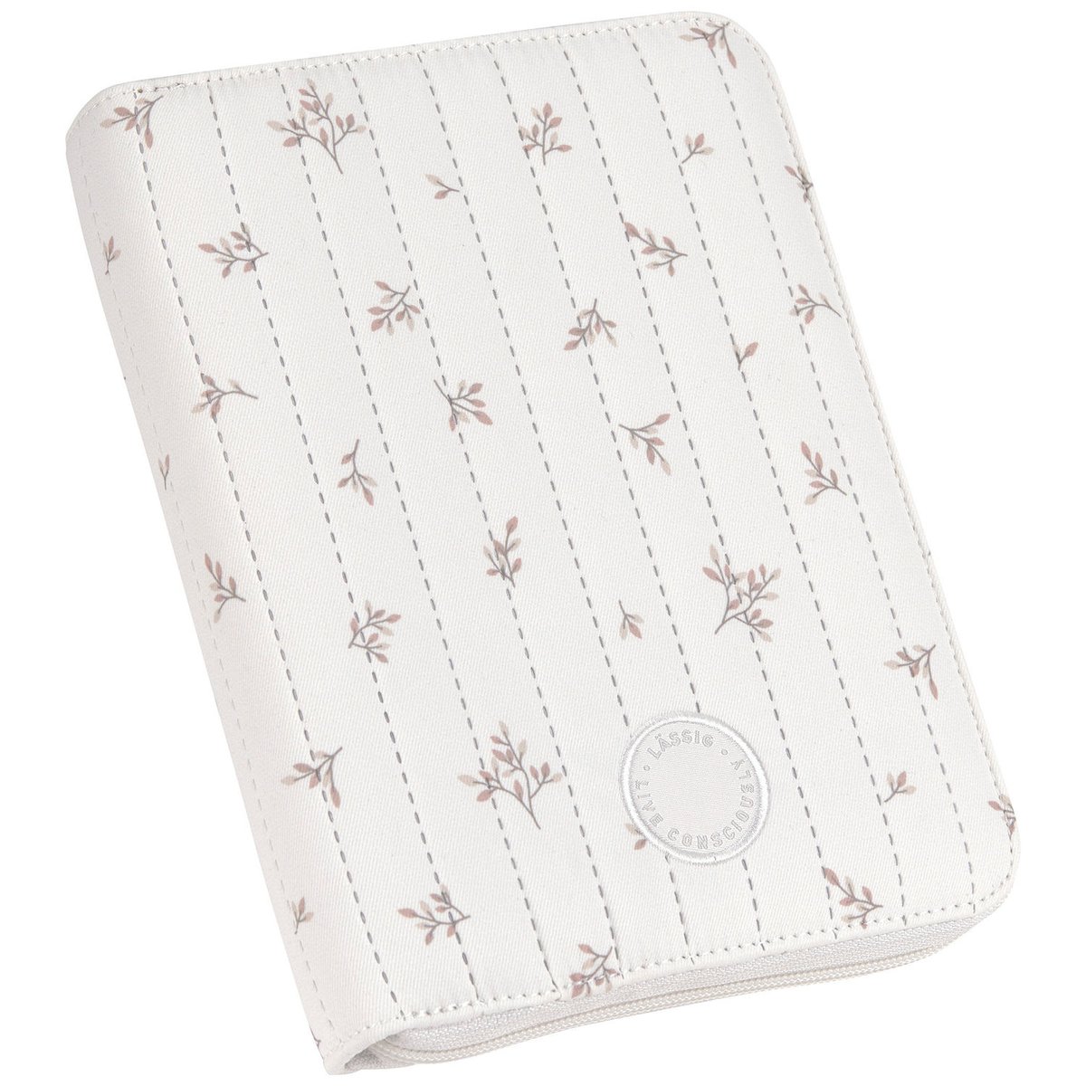 Protège carnet de santé beige, blanc, LASSIG