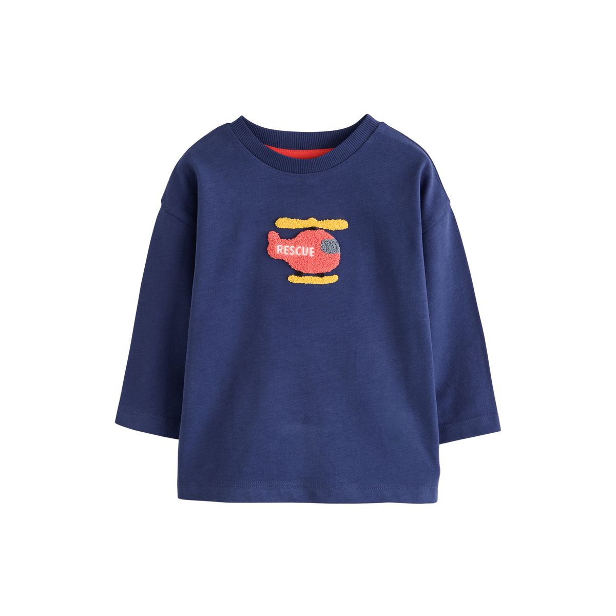 T-shirt à manches longues/appliqué, lot de 3 multi bright transport, NEXT