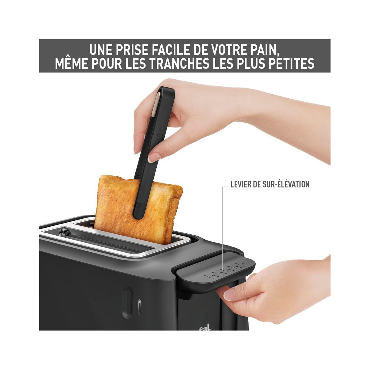 Grille-pain TT533811 INCLUDEO noir, TEFAL