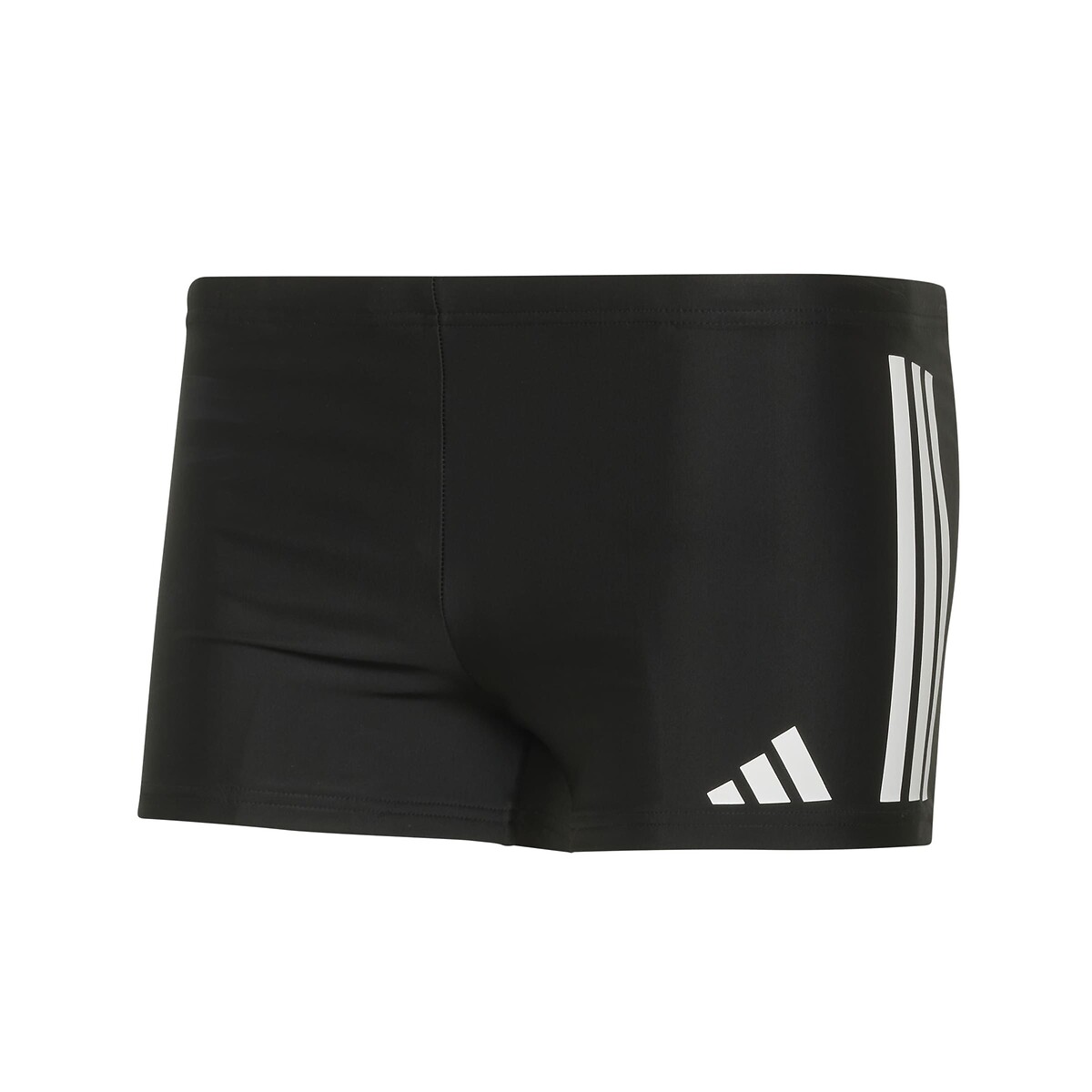 Pantaloncini da bagno a vita bassa con 3 strisce nero , adidas Performance