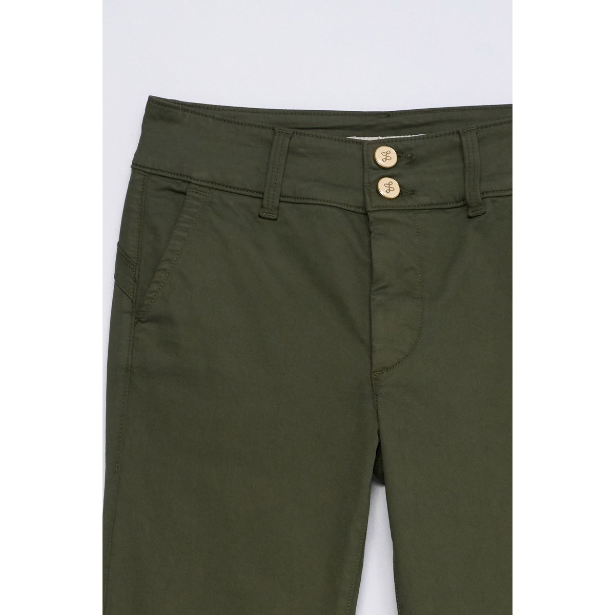 SECRET CHINO PUSH IN STRAIGHT marron, SALSA JEANS
