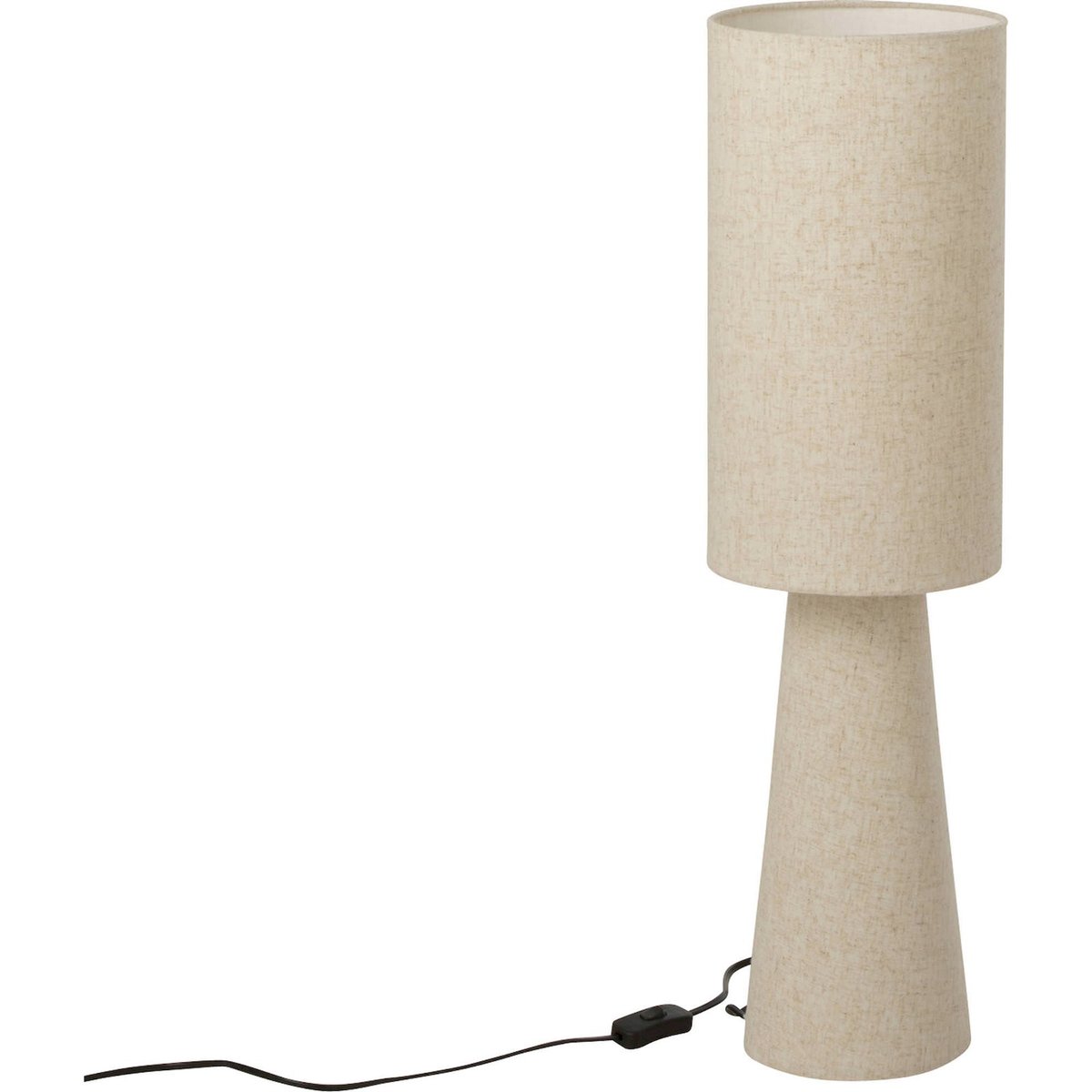 Lampe de table en tissu beige, RECOLLECTION
