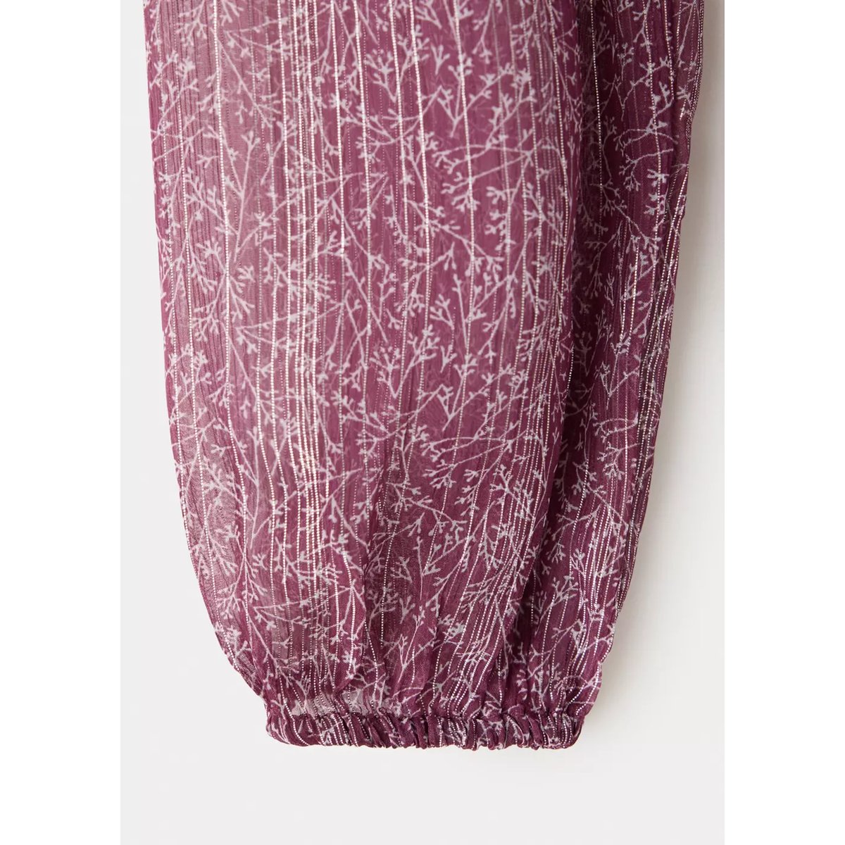 Robe imprimé à fleurs en fil textile rose, MANGO TEEN