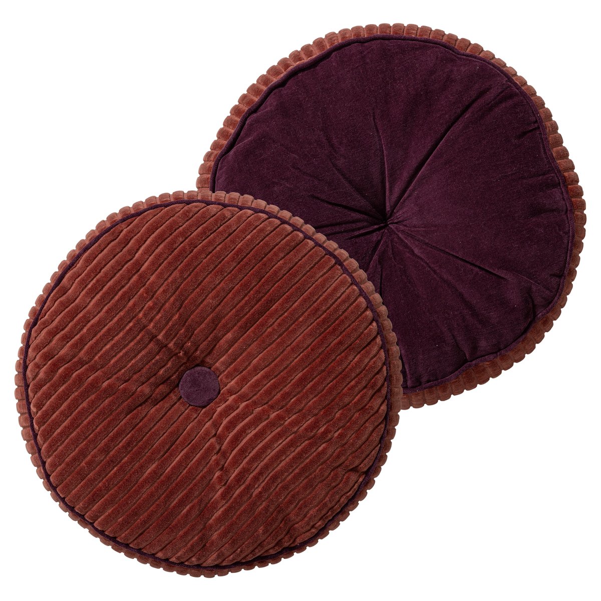 Lot de 4 coussins en coton SOVA rose, WOOOD