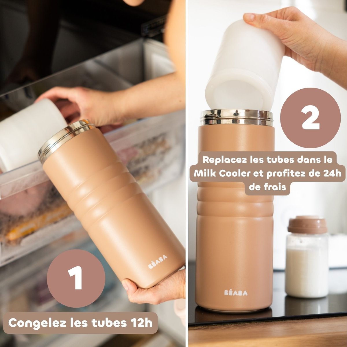 Refroidisseur nomade marron, BEABA