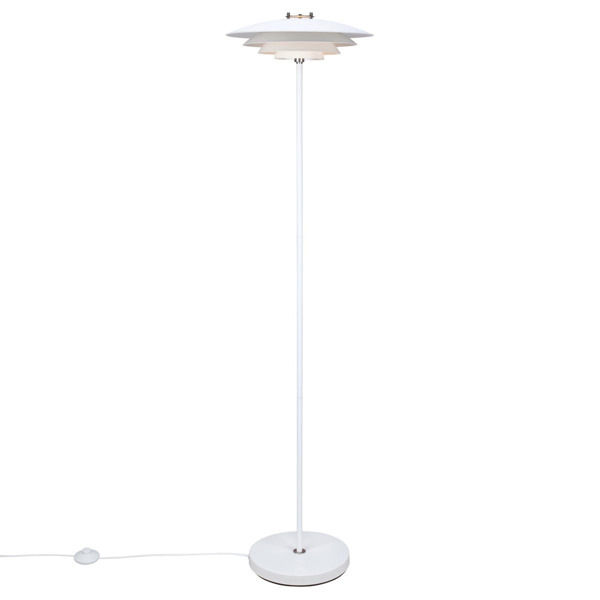 Lampadaire Irrégulier et Classique en Métal, BRETAGNE blanc, NORDLUX