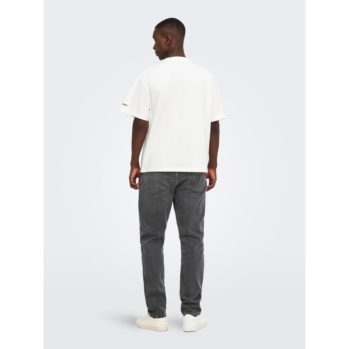 Jean À Coupe Ample noire - washed black 1, ONLY & SONS