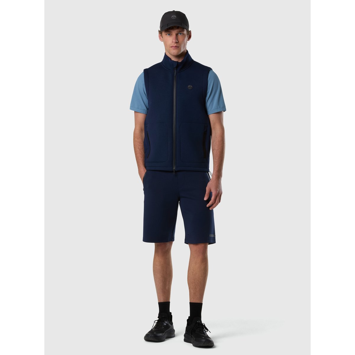 Gilet en polaire sous-marine bleu marine, NORTH SAILS