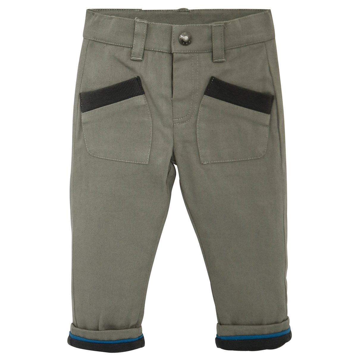 Sweat + pantalon bebe garcon kaki vert, SUCRE D'ORGE