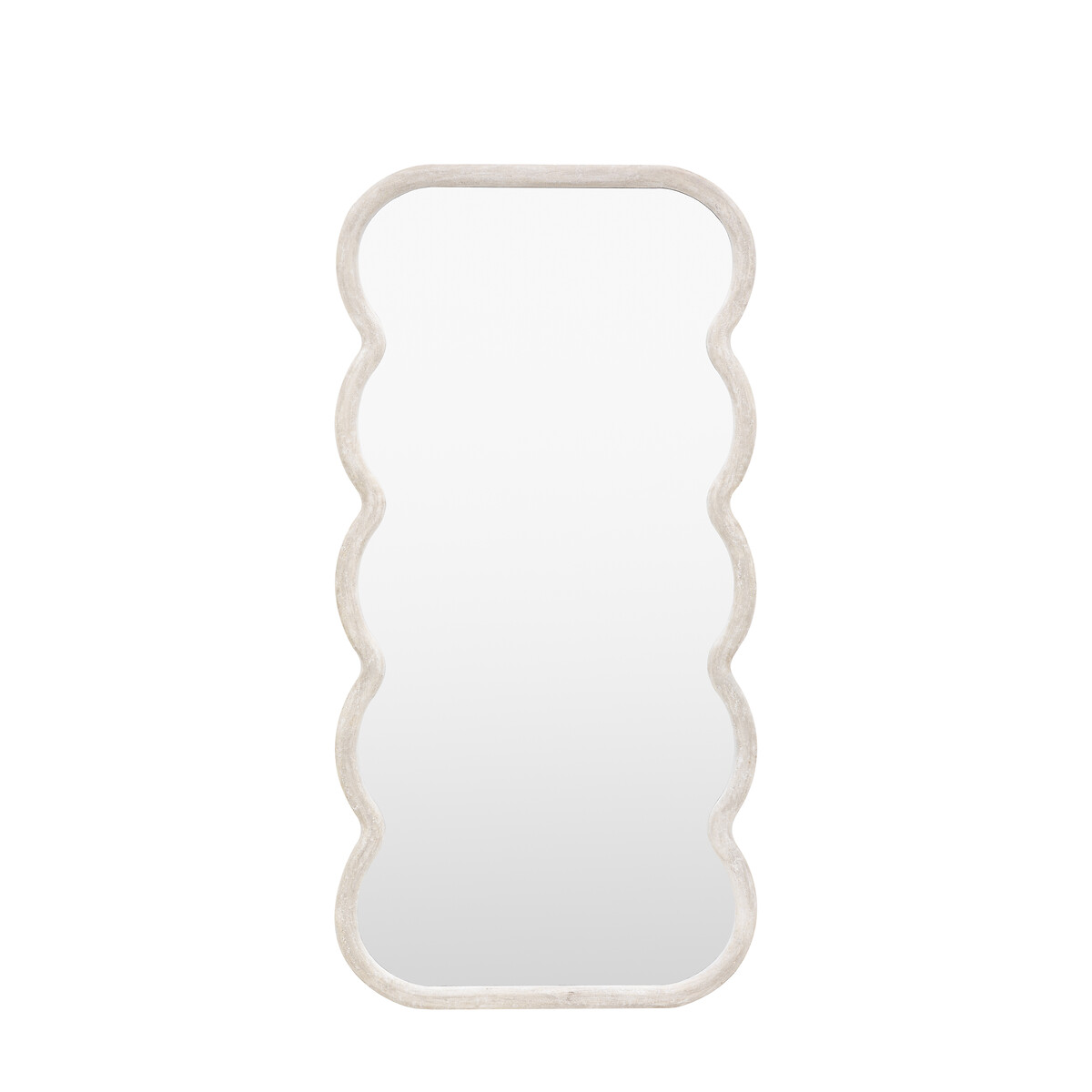 180cm Cosmo Curved Leaner Mirror in White white, ÉDITÉ