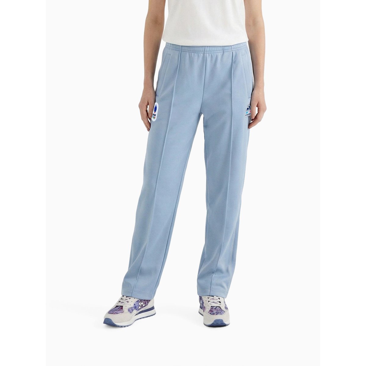 Pantalon droit Équipe de France Olympique 2026 Jeux Olympiques EQUIPE DE FRANCE ashley blue, LE COQ SPORTIF
