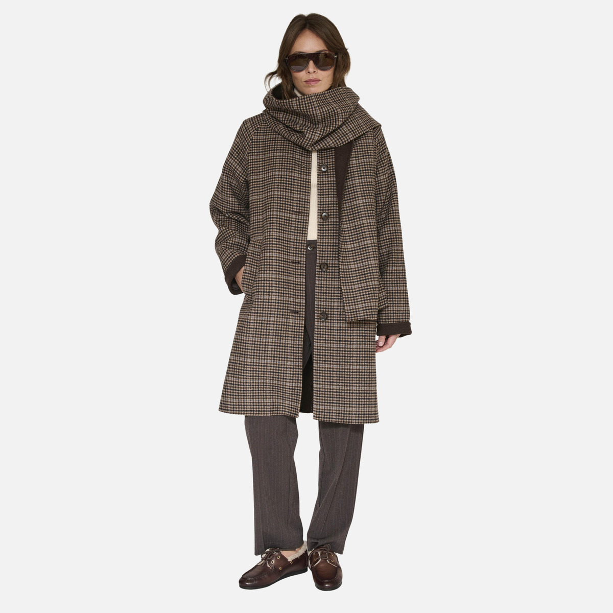 Manteau MANEL 27w brown, MKT STUDIO