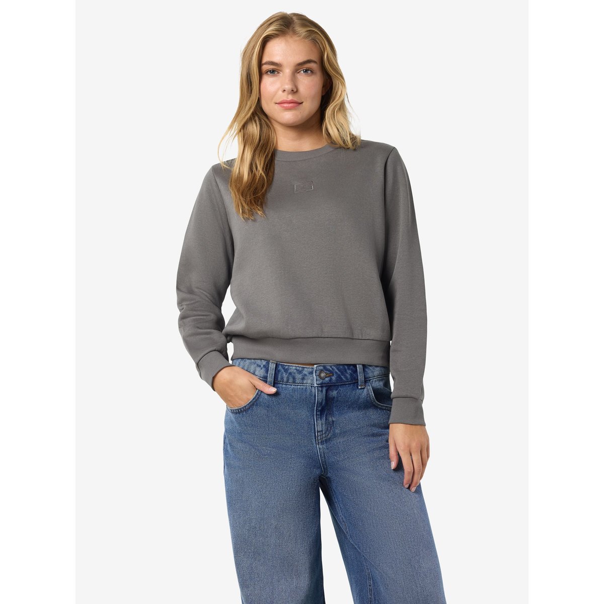 Sweat-Shirt charcoal gray, NOISY MAY
