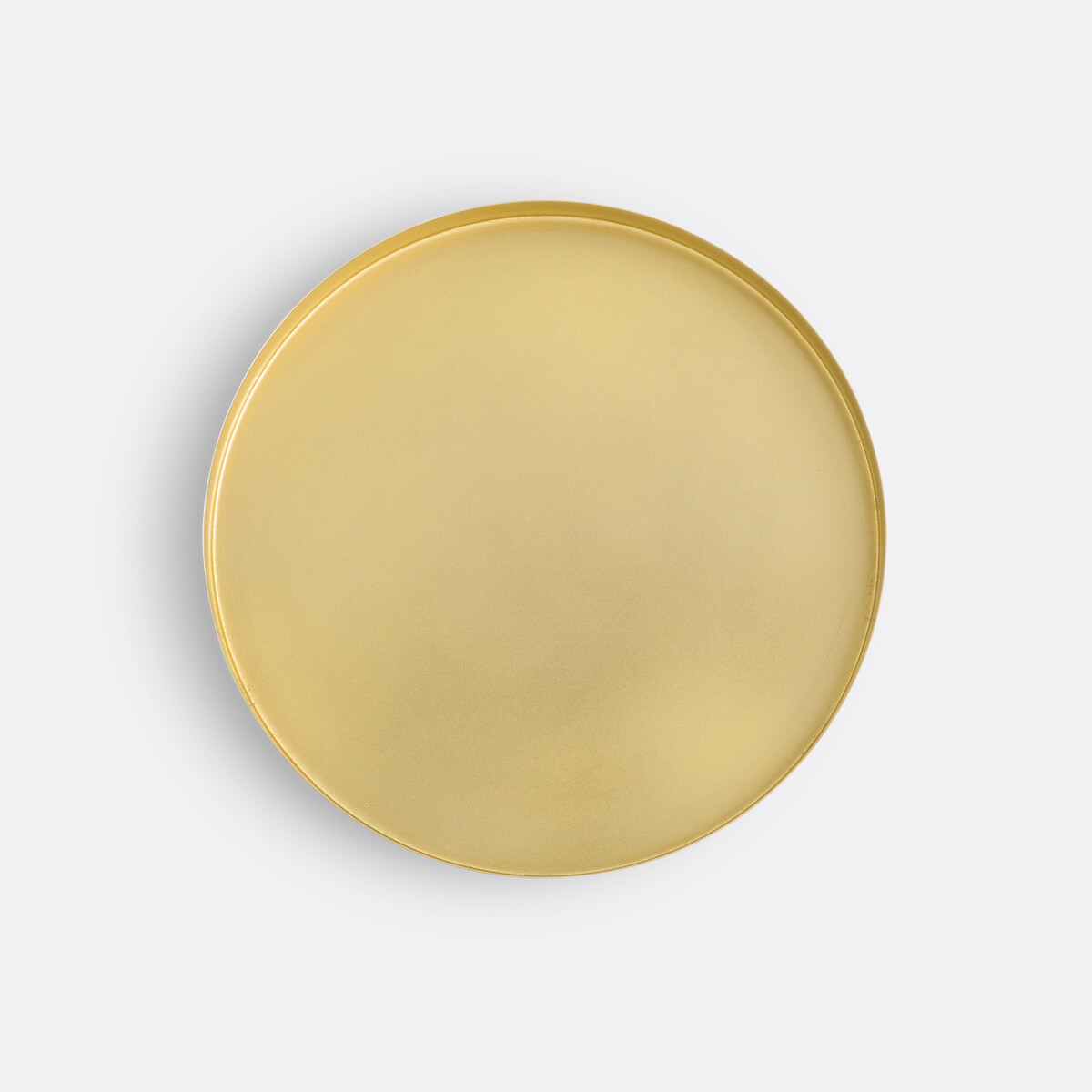 Plateau rond  Ø24 cm, en métal, Solador or, LA REDOUTE INTERIEURS
