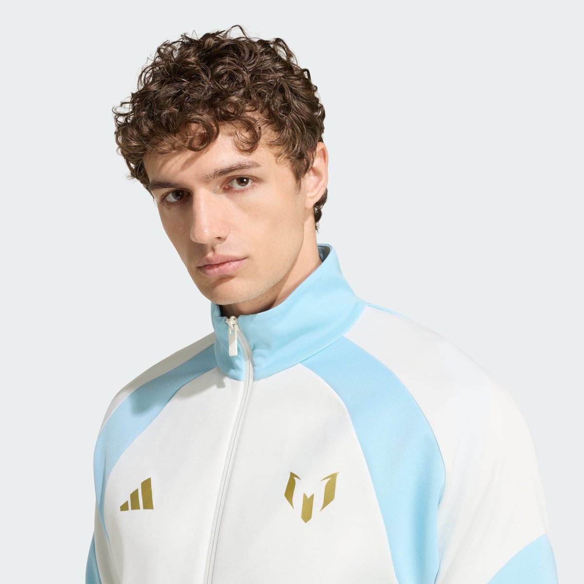 Veste De Survêtement Messi House Of Tiro off white / ice blue, adidas Performance