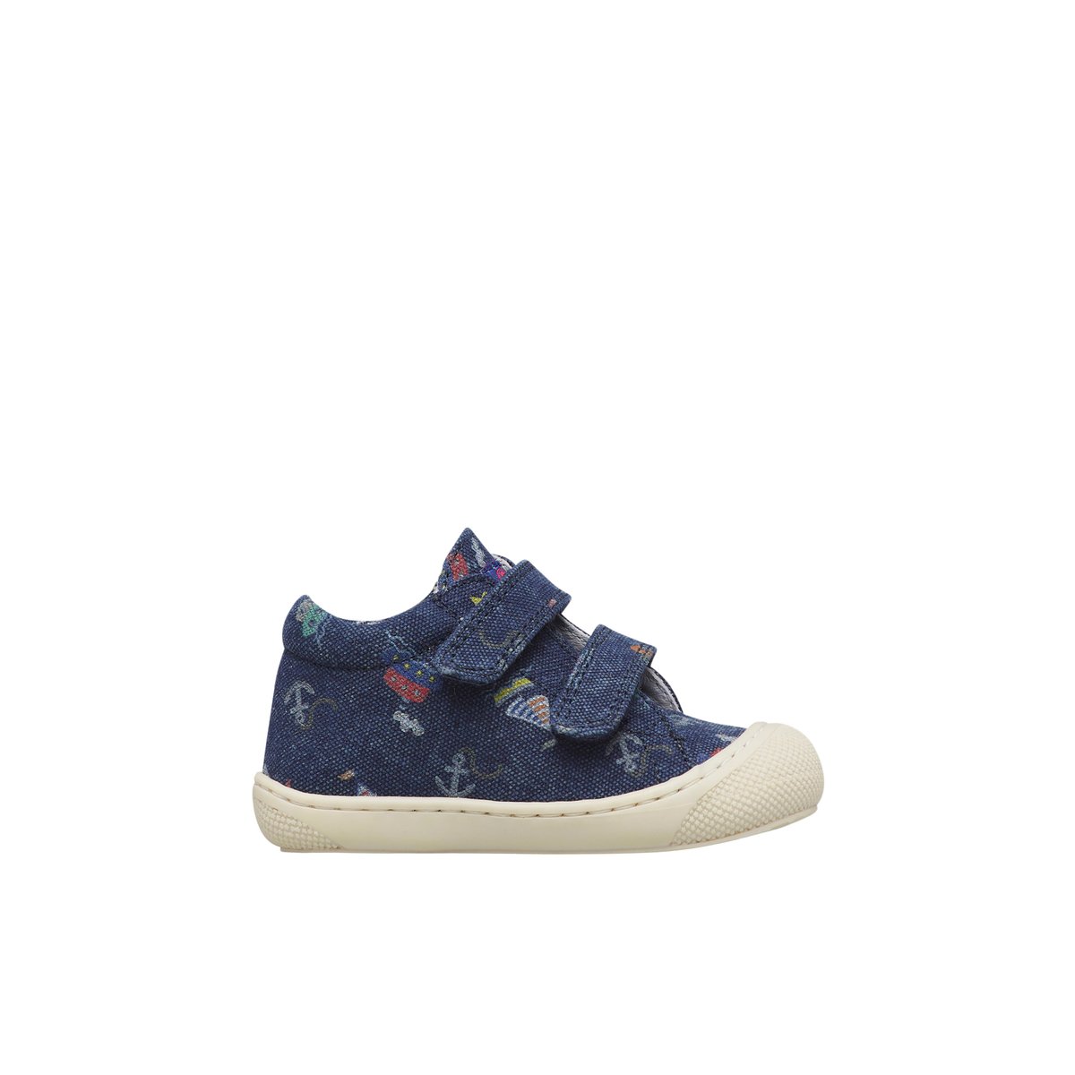 Chaussures premiers pas en tissu COCOON VL marine-, NATURINO