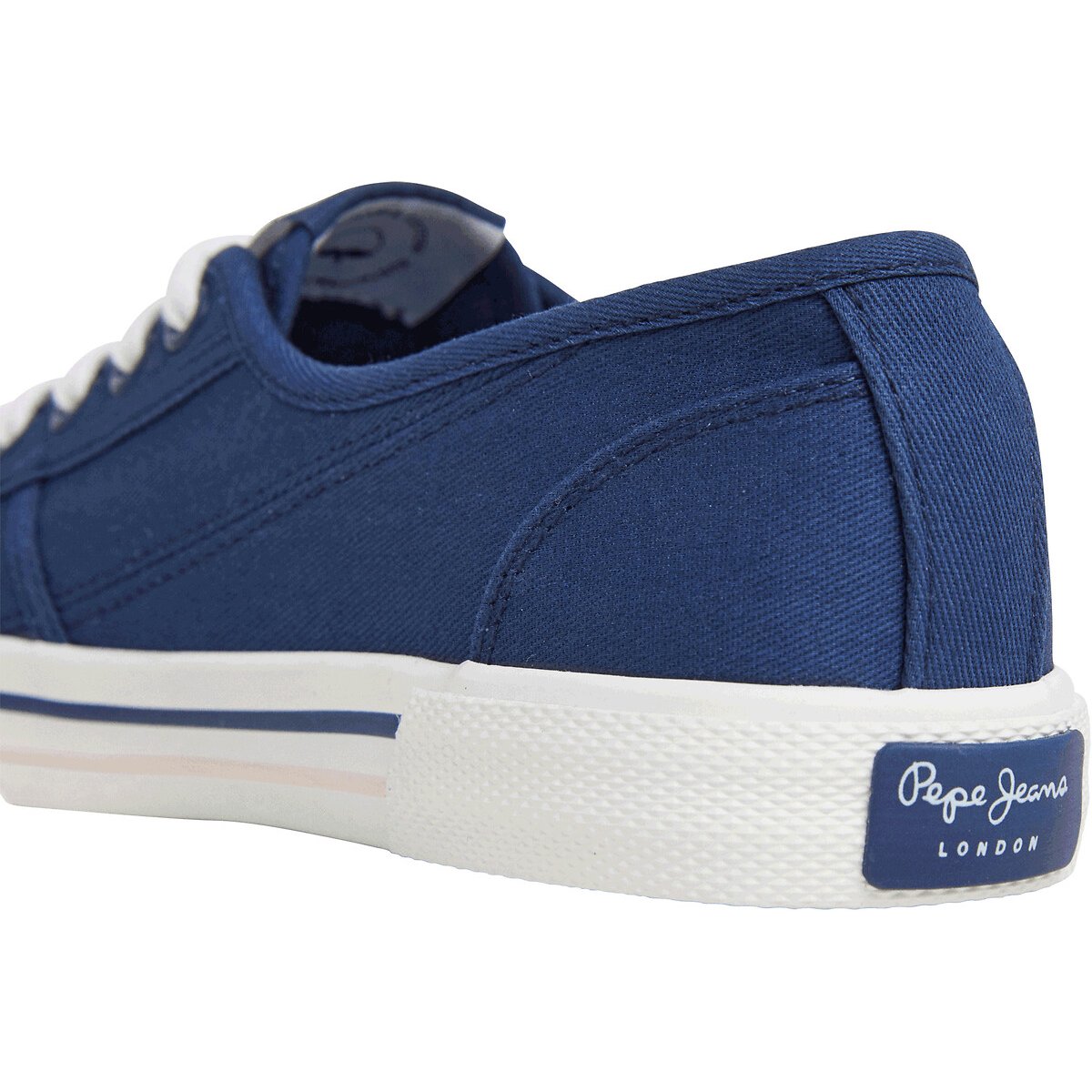 Sneakers in stof Brady Basic blauw, PEPE JEANS