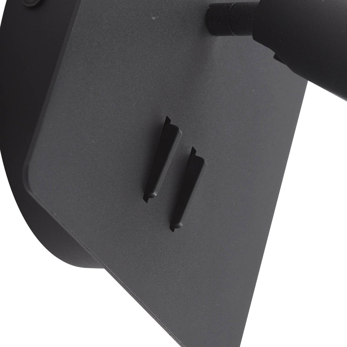 Applique en aluminium moderneLED, Magya noir mat, LUCANDE