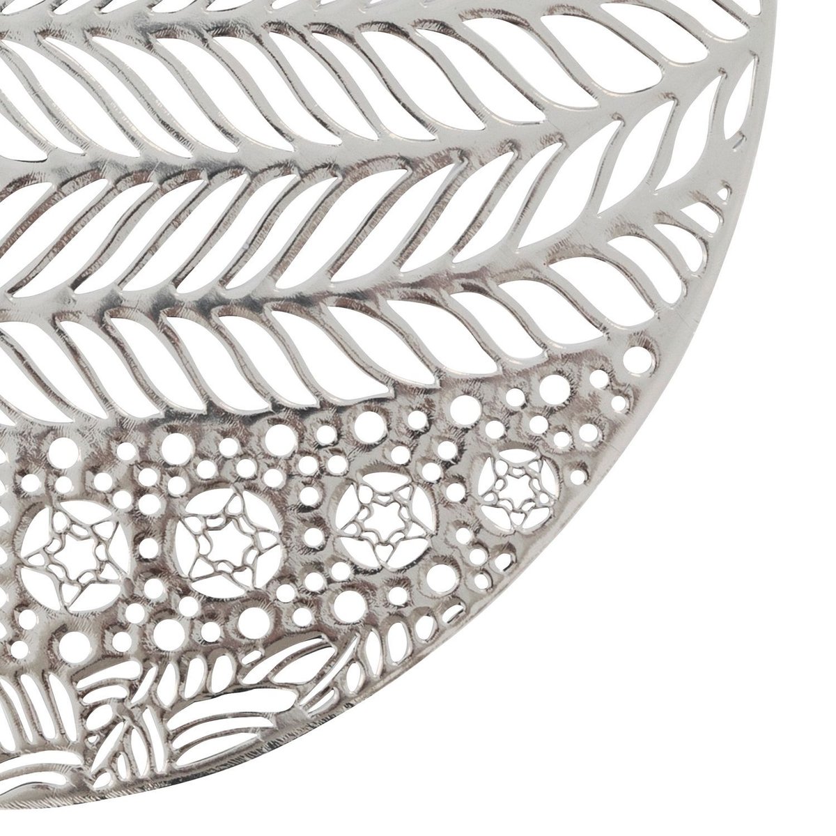 Lot de 2 sets de table boule de Noël argent, TOILINUX