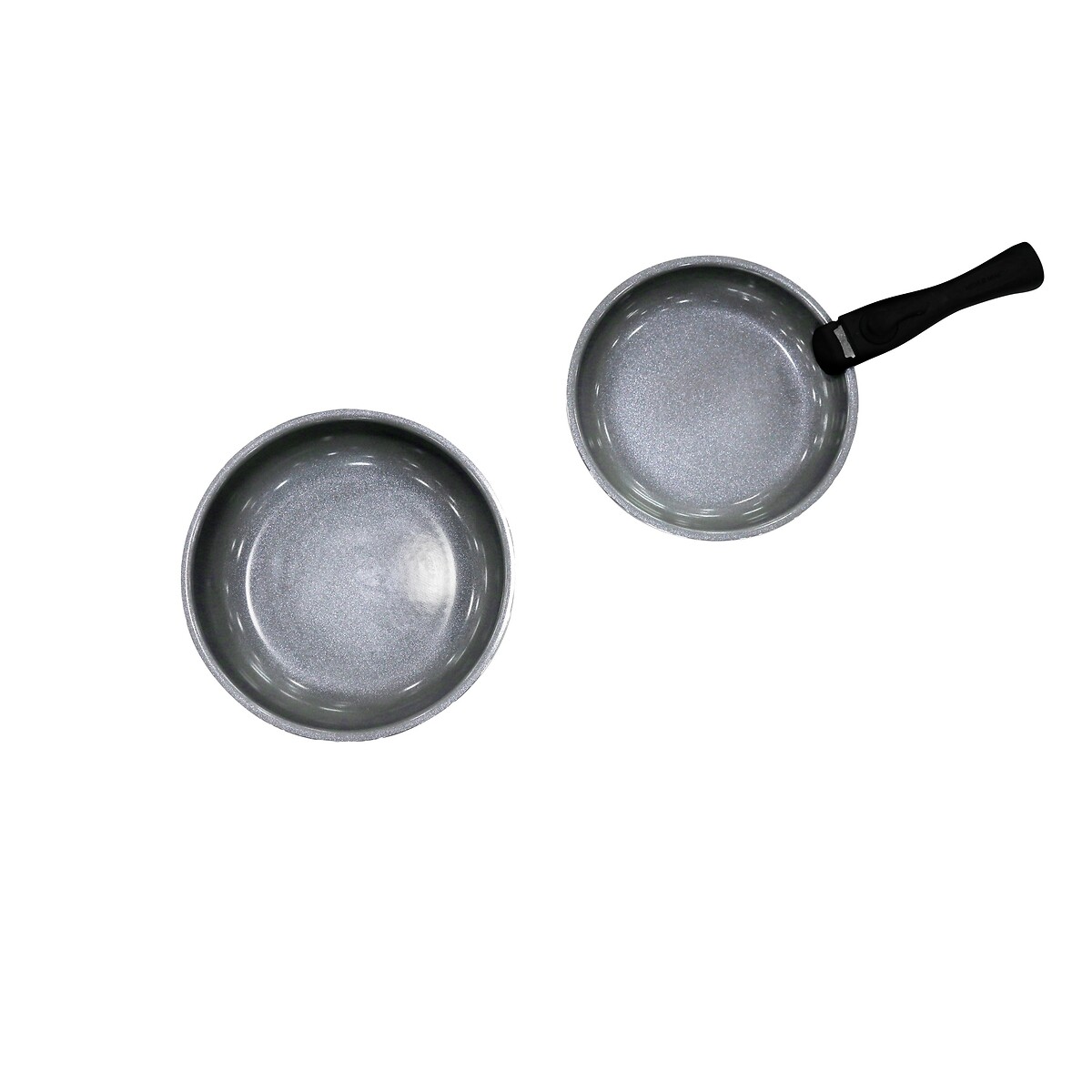 18-teiliges Kochgeschirr aus Aluminium granatrot, ARTHUR MARTIN