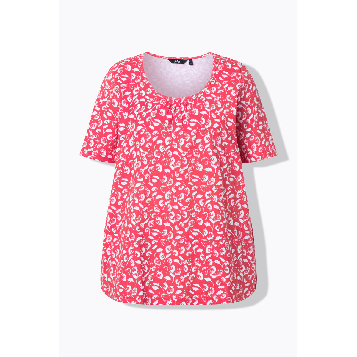 T-Shirt coupe évasée corail, ULLA POPKEN