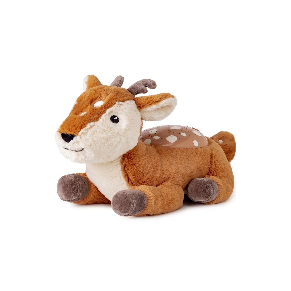 Faon peluche projecteur d’étoiles marron, écru, CLOUD B