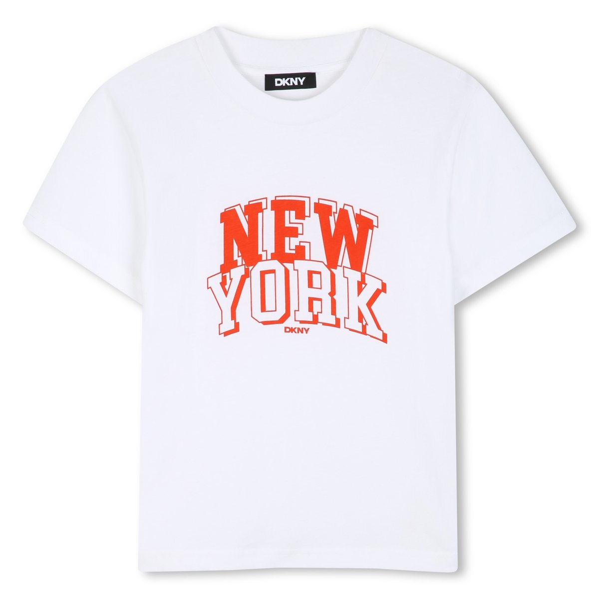 Ensemble tee-shirt et bermuda rouge blanc, DKNY