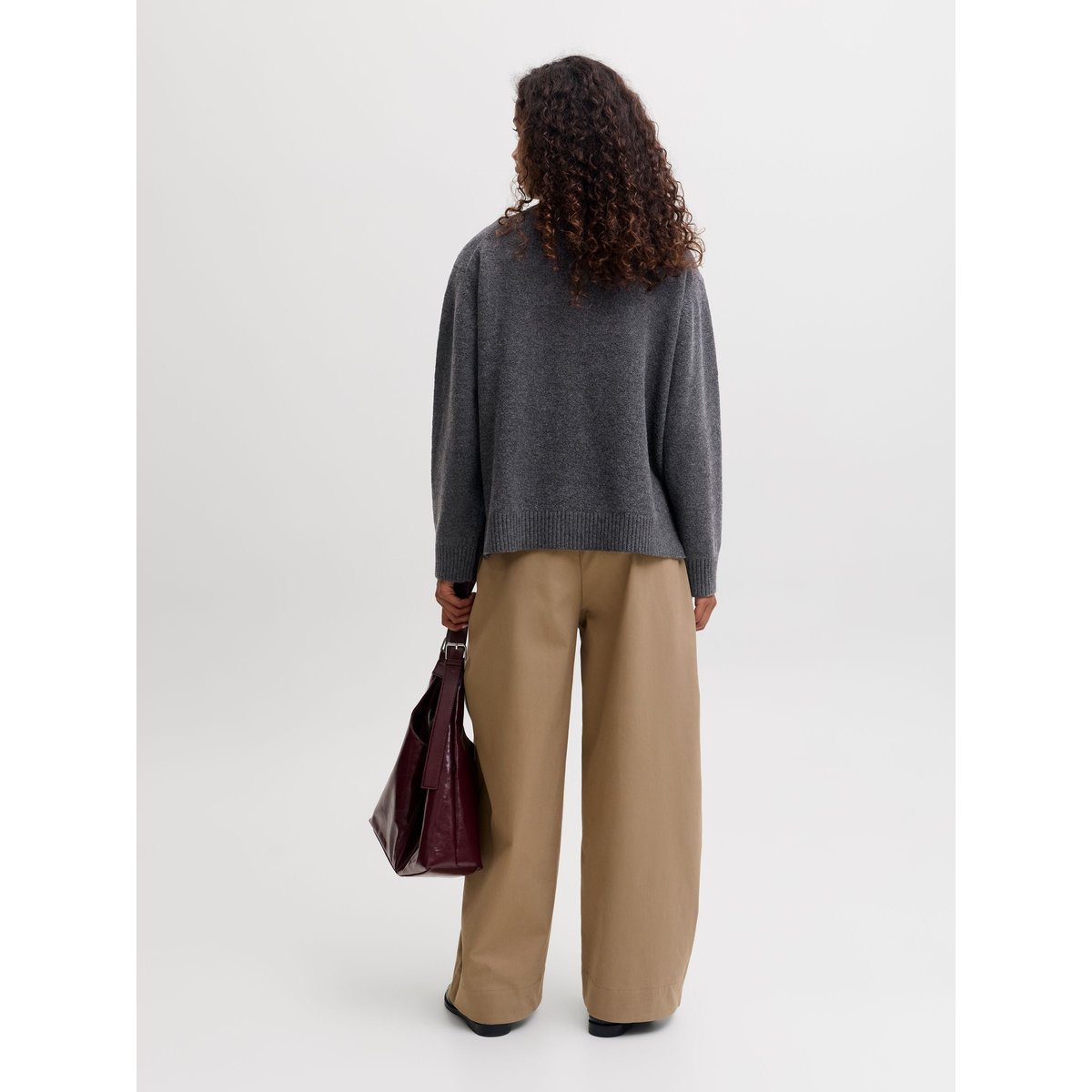 Pull En Maille dark grey melange, JJXX
