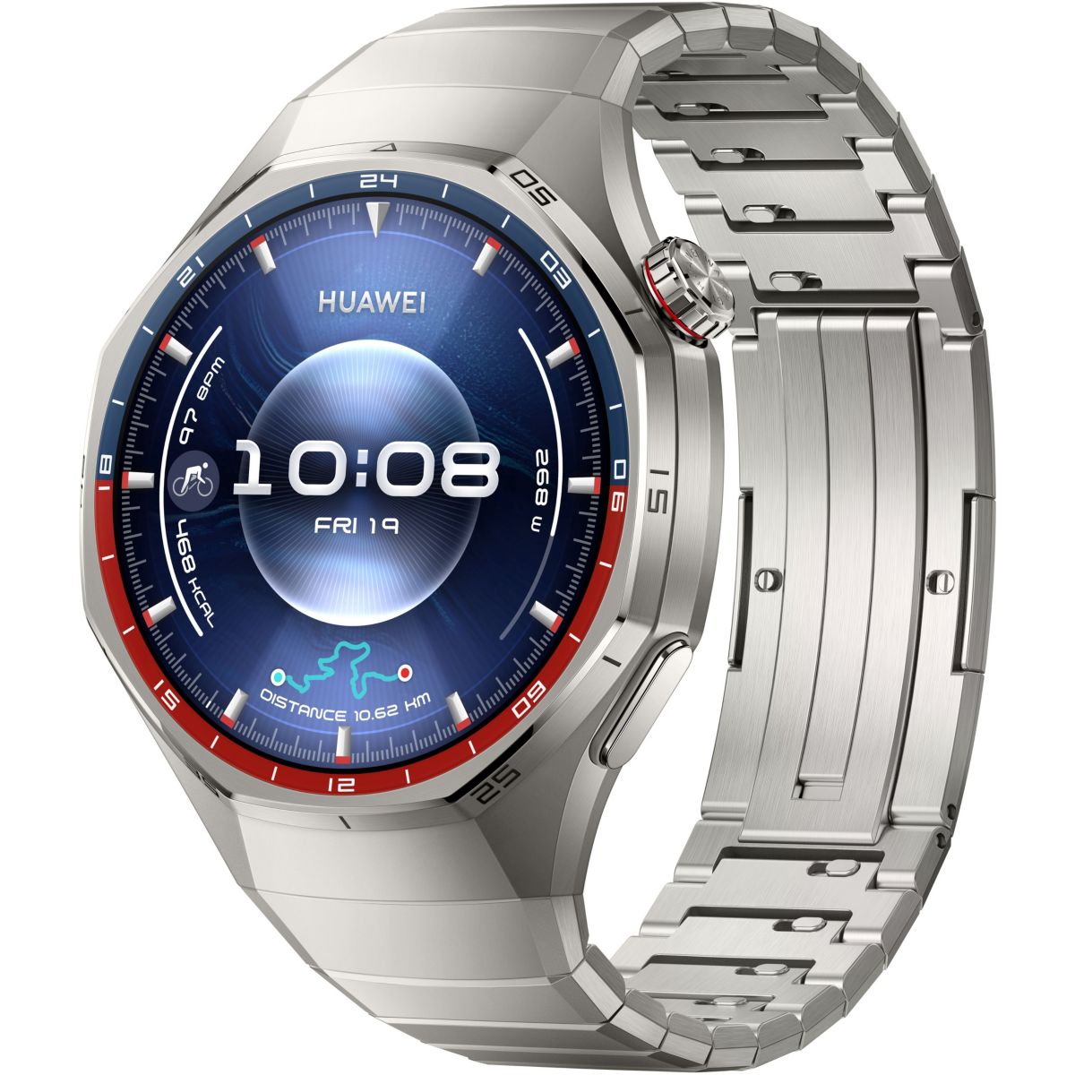 Montre connectée Watch GT6 Pro 46mm Titanium noir, HUAWEI