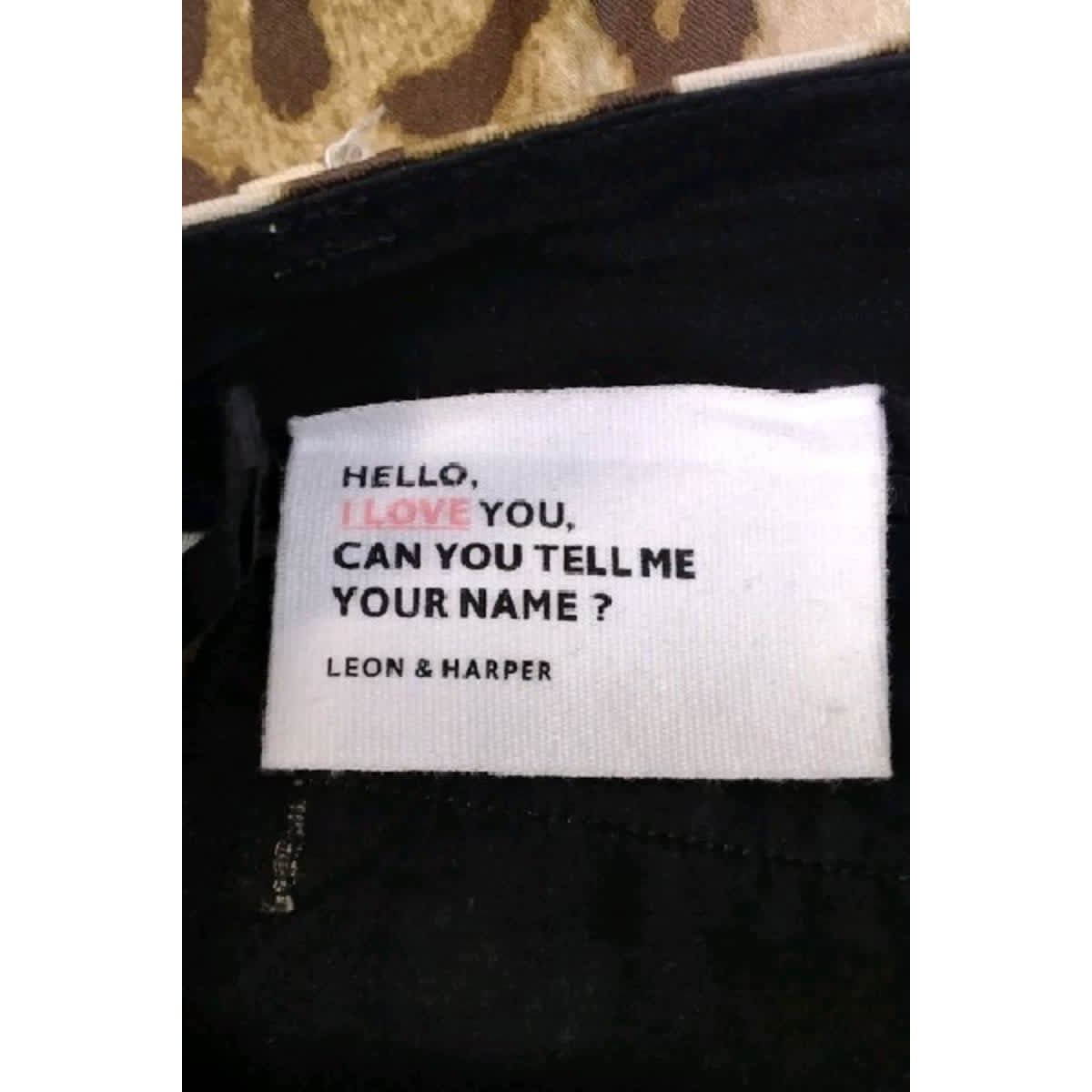 Pantalon large - Très Bon État marron, LEON & HARPER