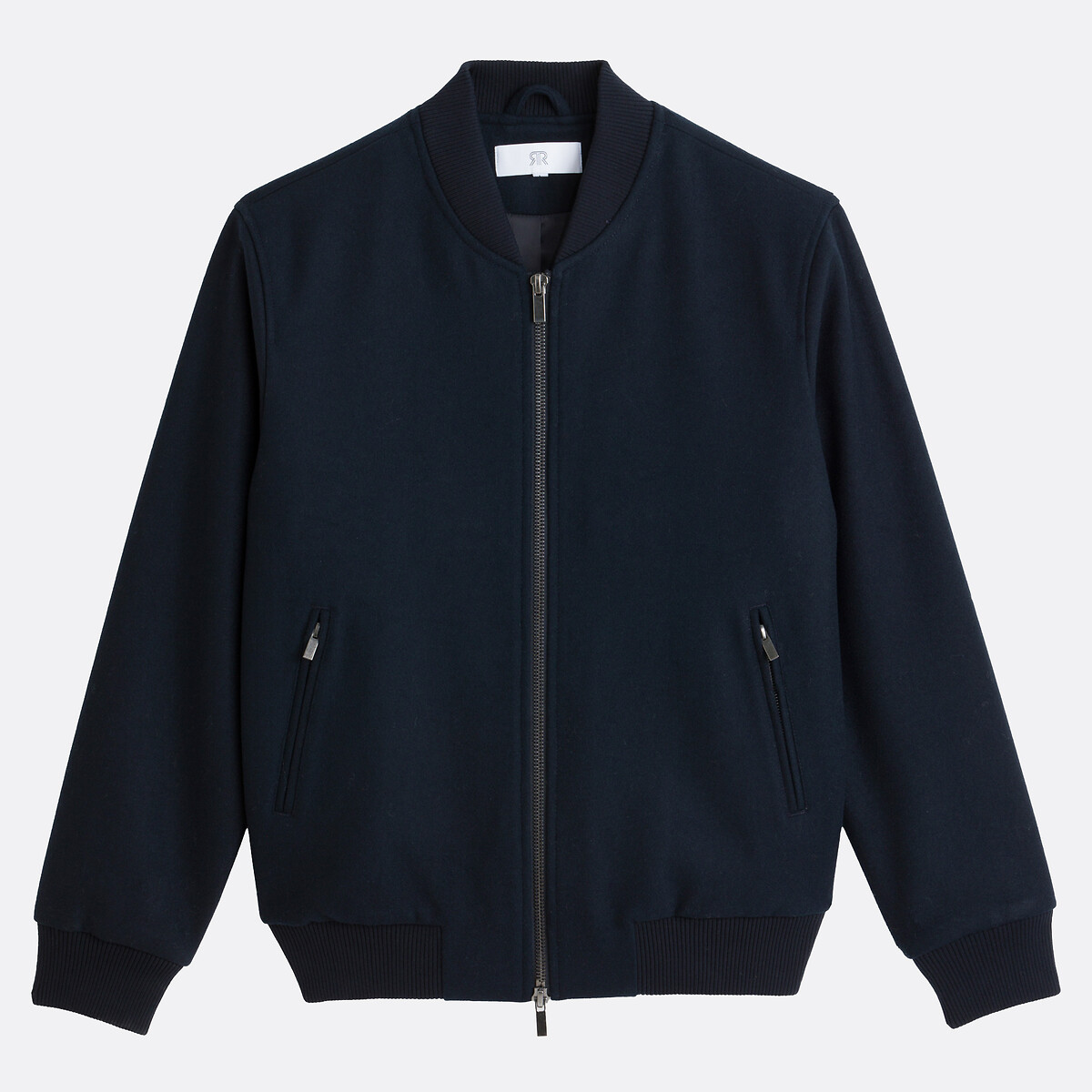 Bomberjacke, Wollmix marine, LA REDOUTE COLLECTIONS