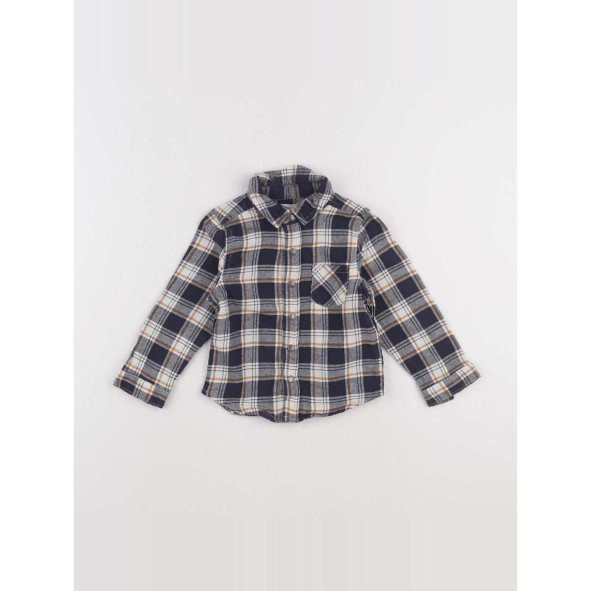 Chemise - Très bon état blanc, bleu, VERTBAUDET