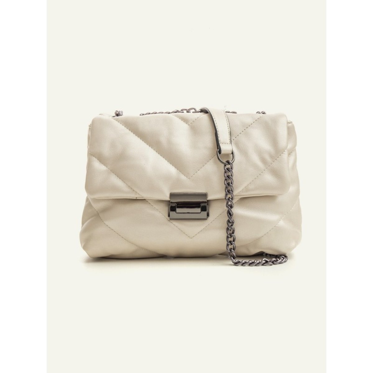 Sac Simili Bandoulière Dl-marjorie beige, DONA LISA