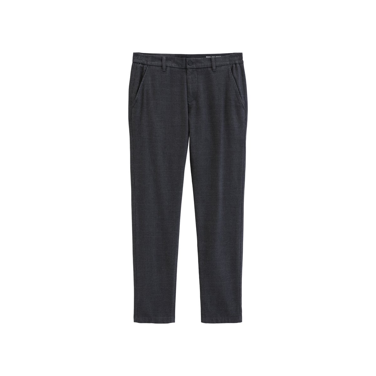 Chino modèle Stig, coupe jogger en mélange élastique de coton bio et de viscose gris, MARC O'POLO