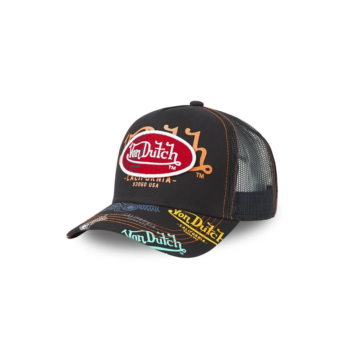 Casquette Trucker Brand noir, VON DUTCH