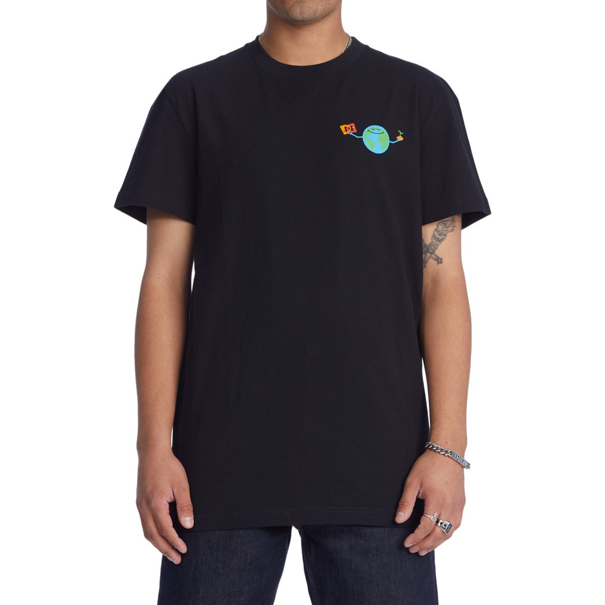 T-shirt OUR WORLD. noir black, DC SHOES