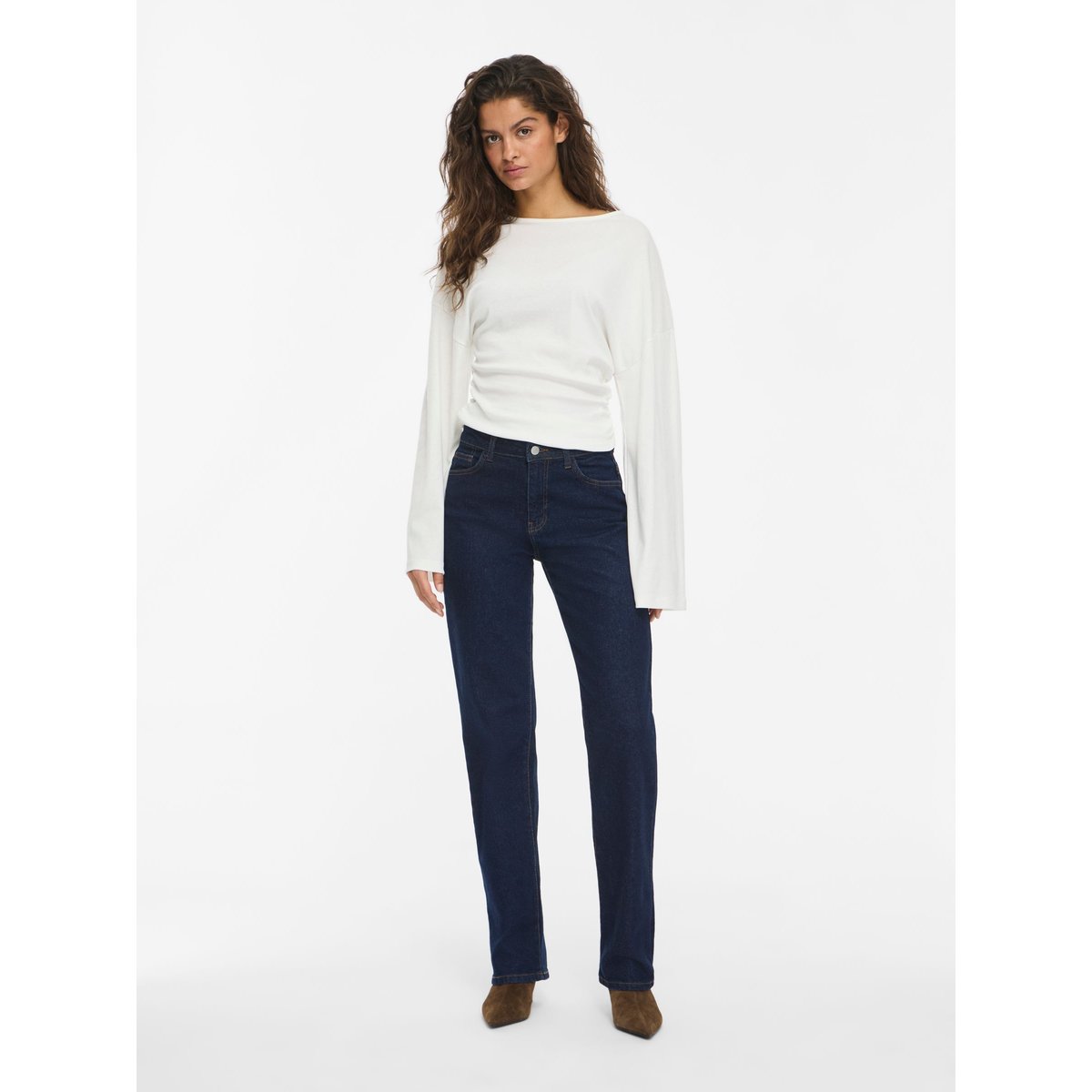 Jean Droit bleu - dark blue denim1, NOISY MAY