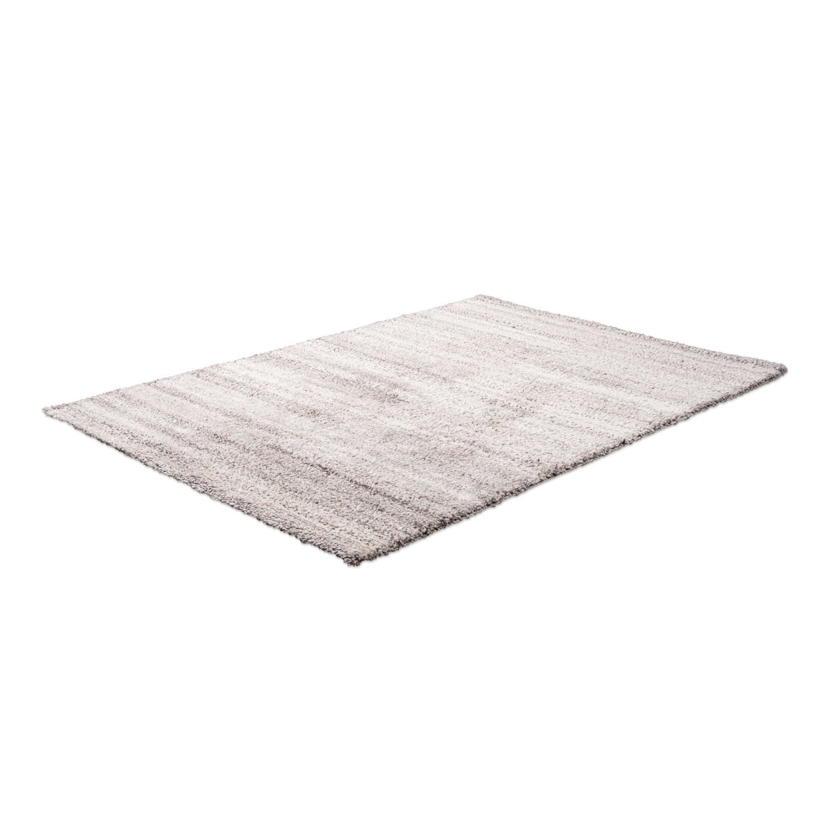 Tapis en laine vierge noué à la main gris, THEKO