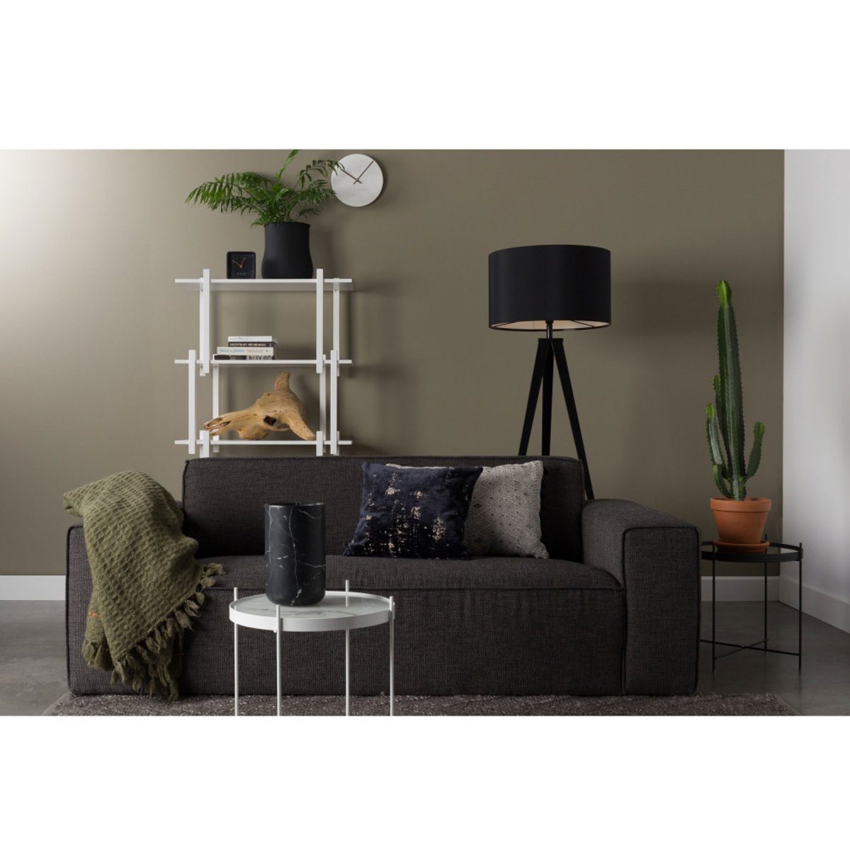 Table basse design ronde S - CUPID MARBLE blanc, ZUIVER