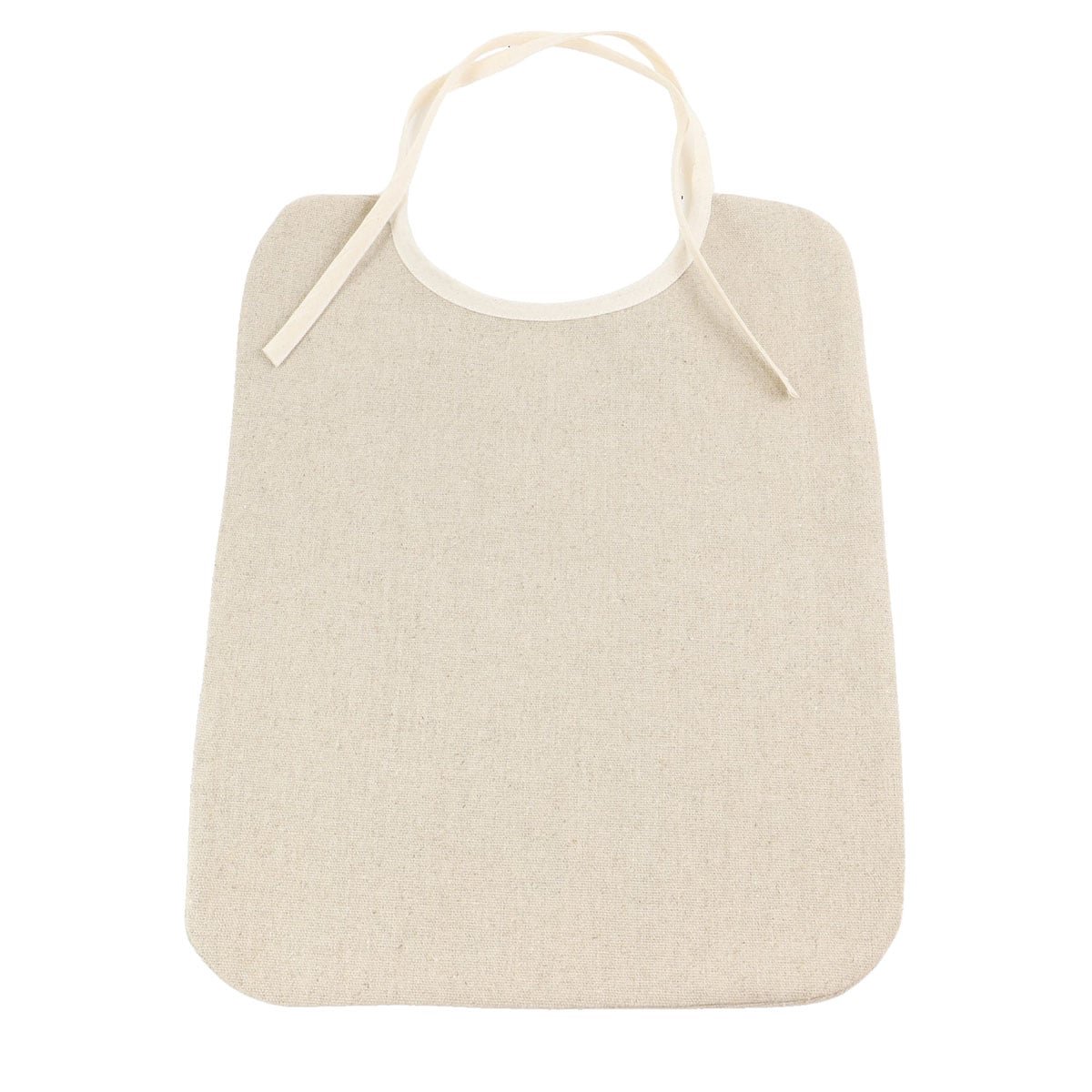 Bavoir adulte 100% lin naturel LINELLE beige, LINANDELLE