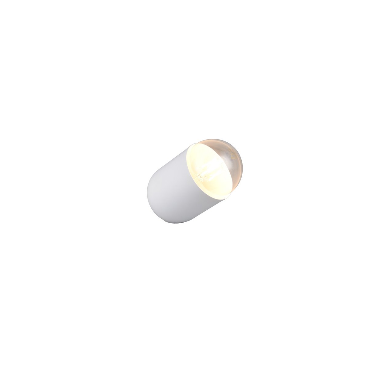 Lampe design en métal, NARA blanc, BOITE A DESIGN