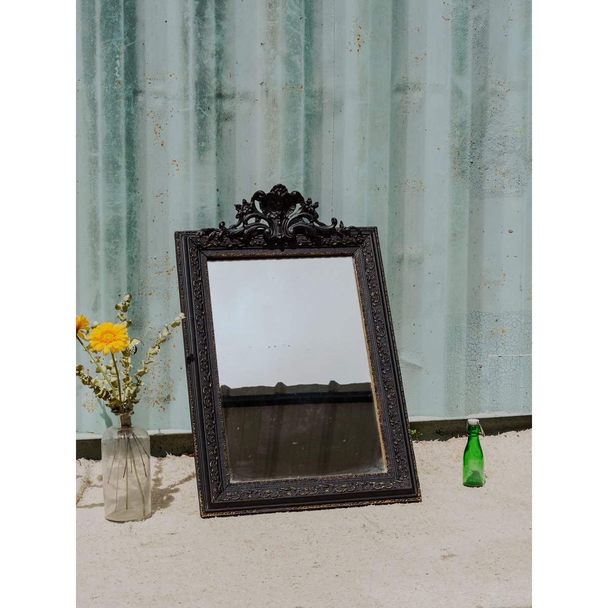 Miroir noir Georges N°1189 - Bon état noir, DEBONGOUT