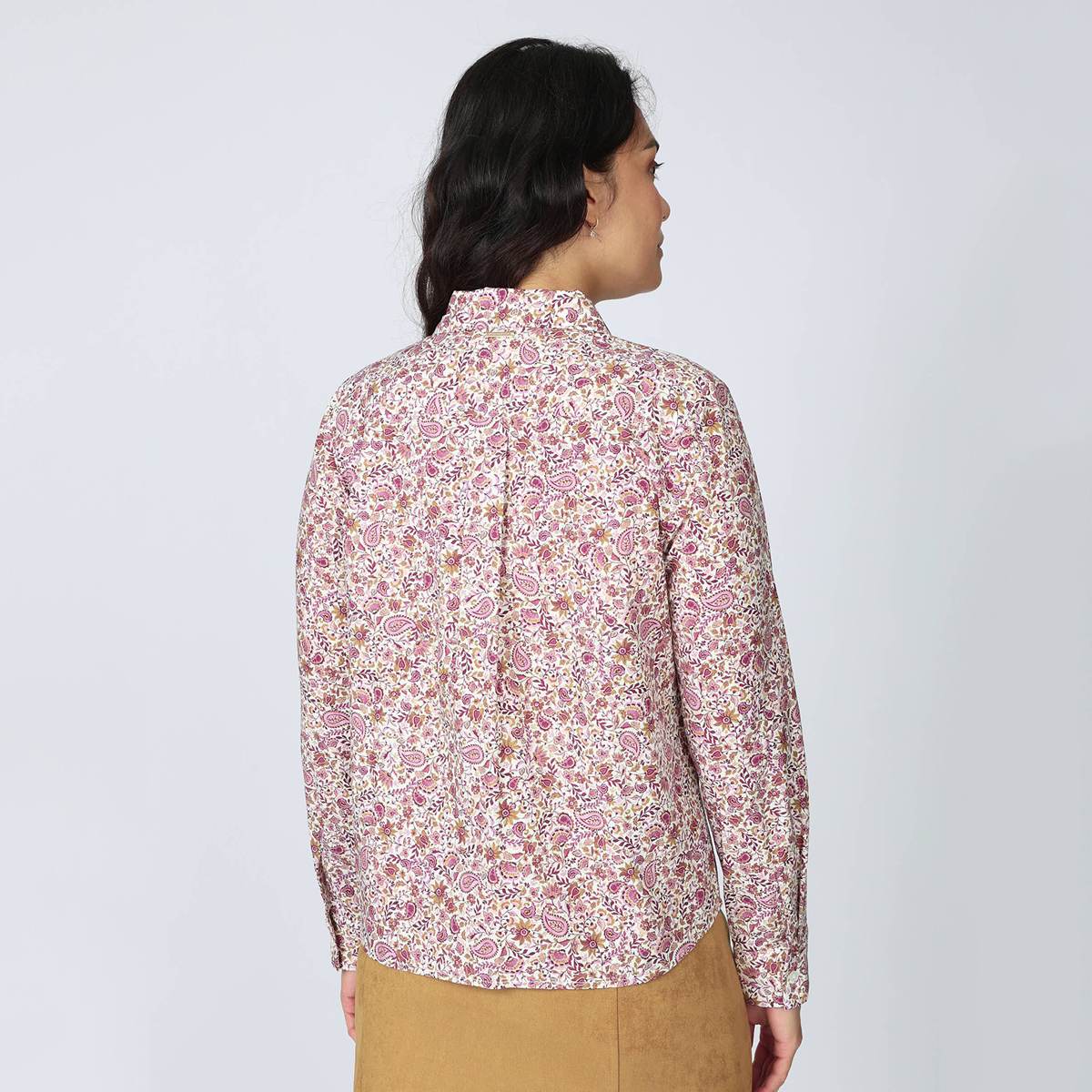 Chemise Emilia mauve, MISE AU GREEN