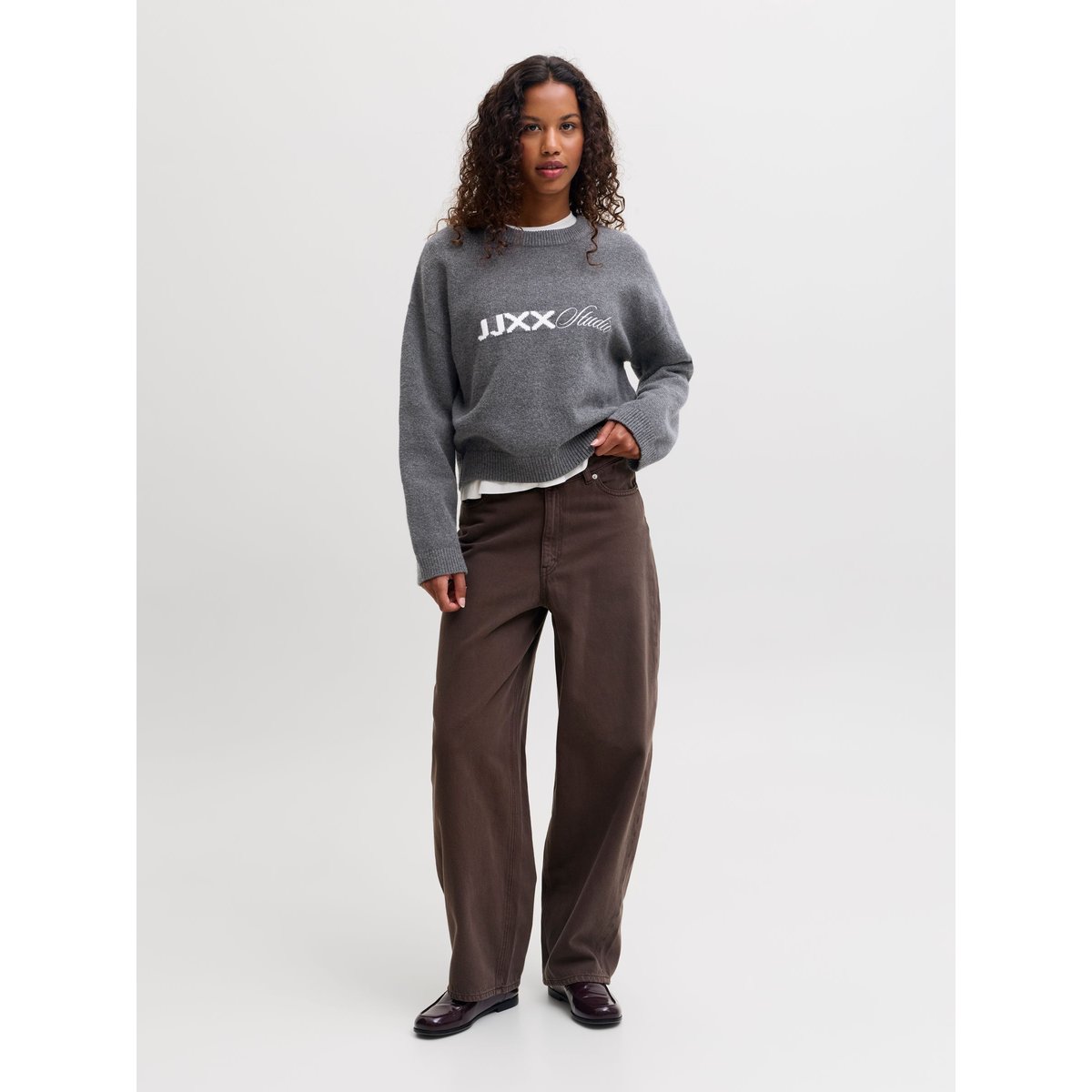 Pull En Maille dark grey melange, JJXX
