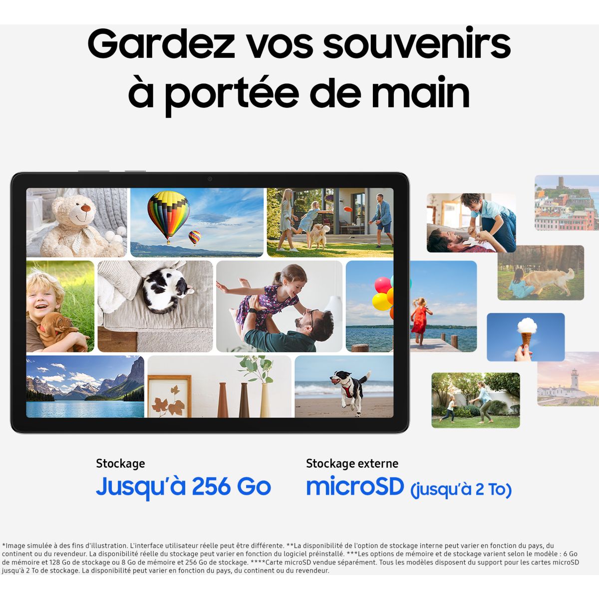 Tablette Android Galaxy Tab A11+ 5G 256Go Gris gris, SAMSUNG
