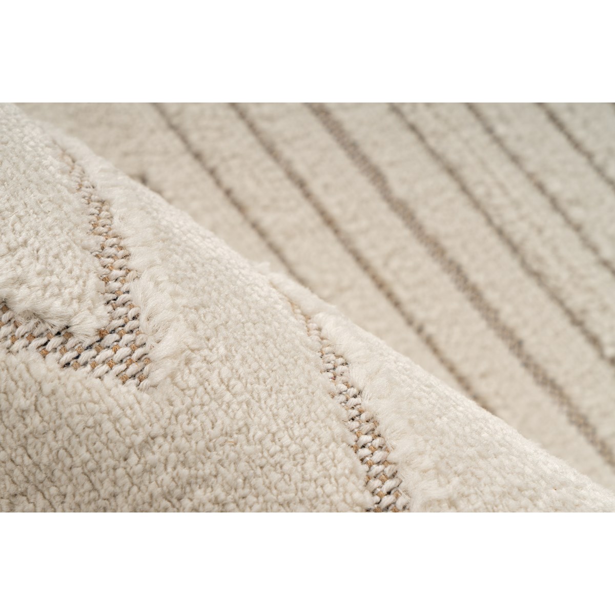 Tapis salon et chambre moderne et design MATILDA blanc, NOVATREND
