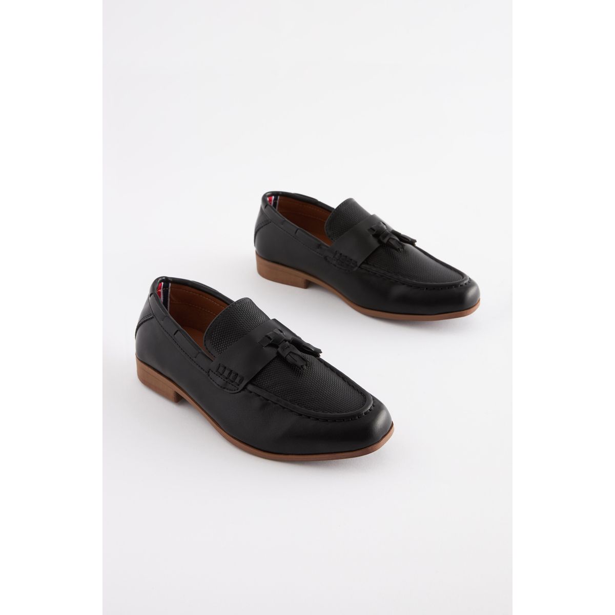 Mocassins habillés à pampil noir, NEXT