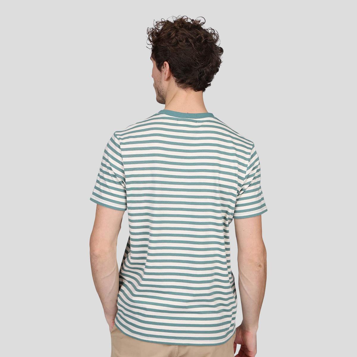T-shirt rayé vert, MISE AU GREEN