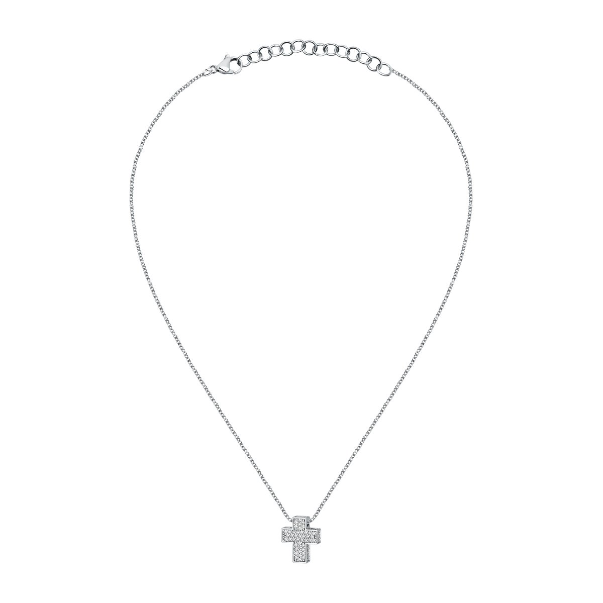 Collier CRISTALLI acier inoxydable, BLUESPIRIT