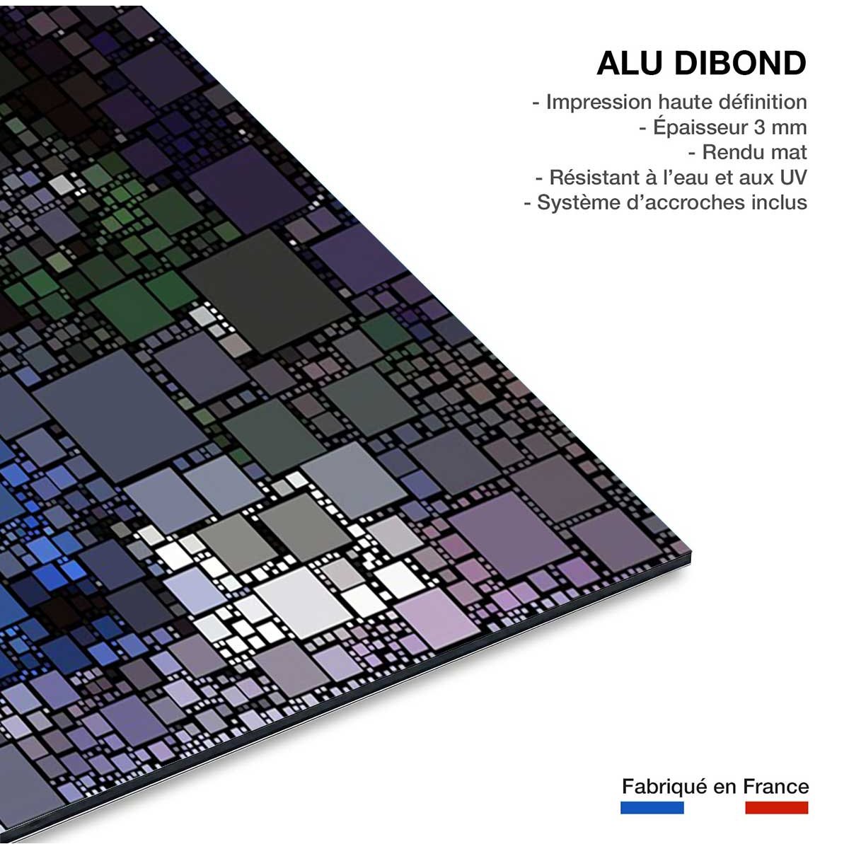 Tableau vitraux king's college tableau alu dibond, HEXOA